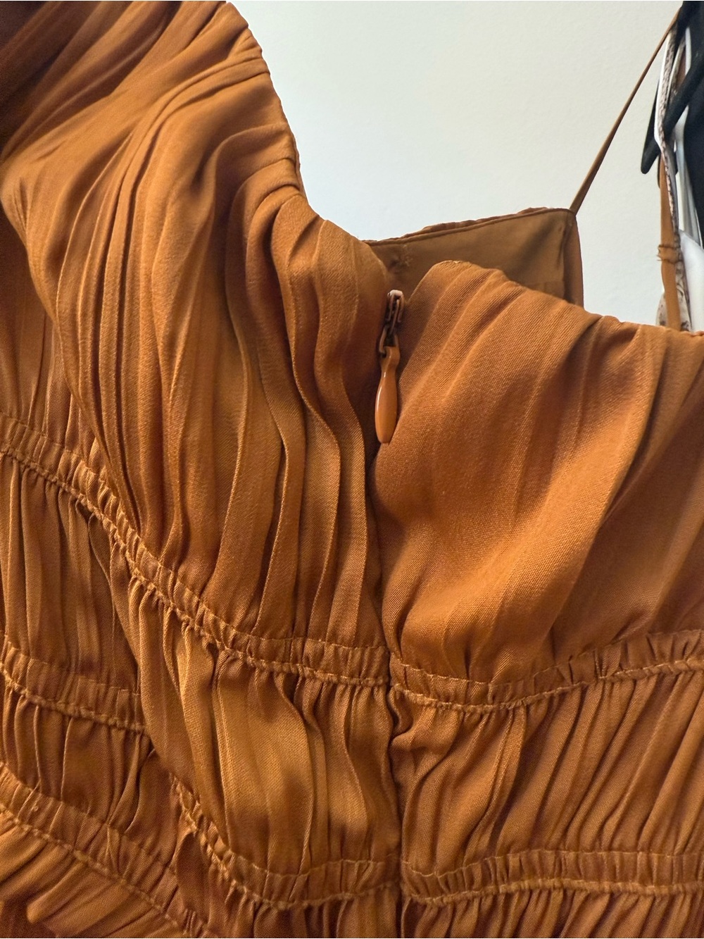 Anthropologie Ruched Midi Dress – Size 4 – Barely Worn - Picture 6 of 6